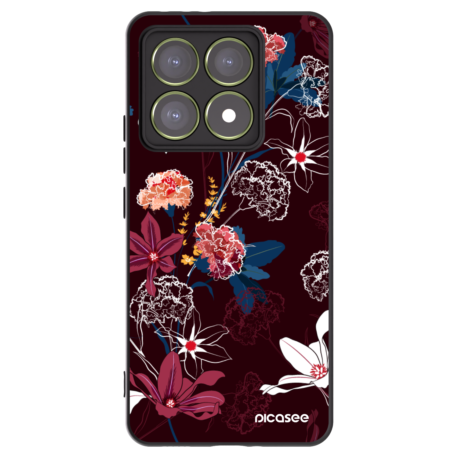 Picasee silikónový čierny obal pre Xiaomi 14T - Dark Meadow