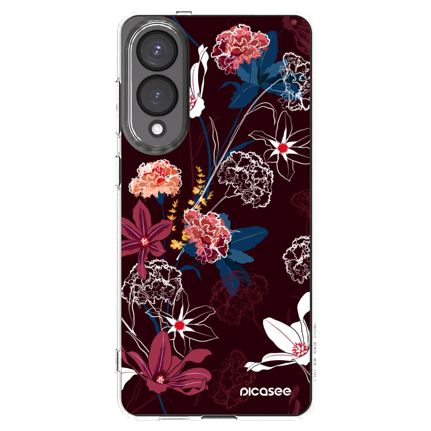Silikónový prehľadný obal pre Samsung Galaxy S25 Edge 5G - Dark Meadow