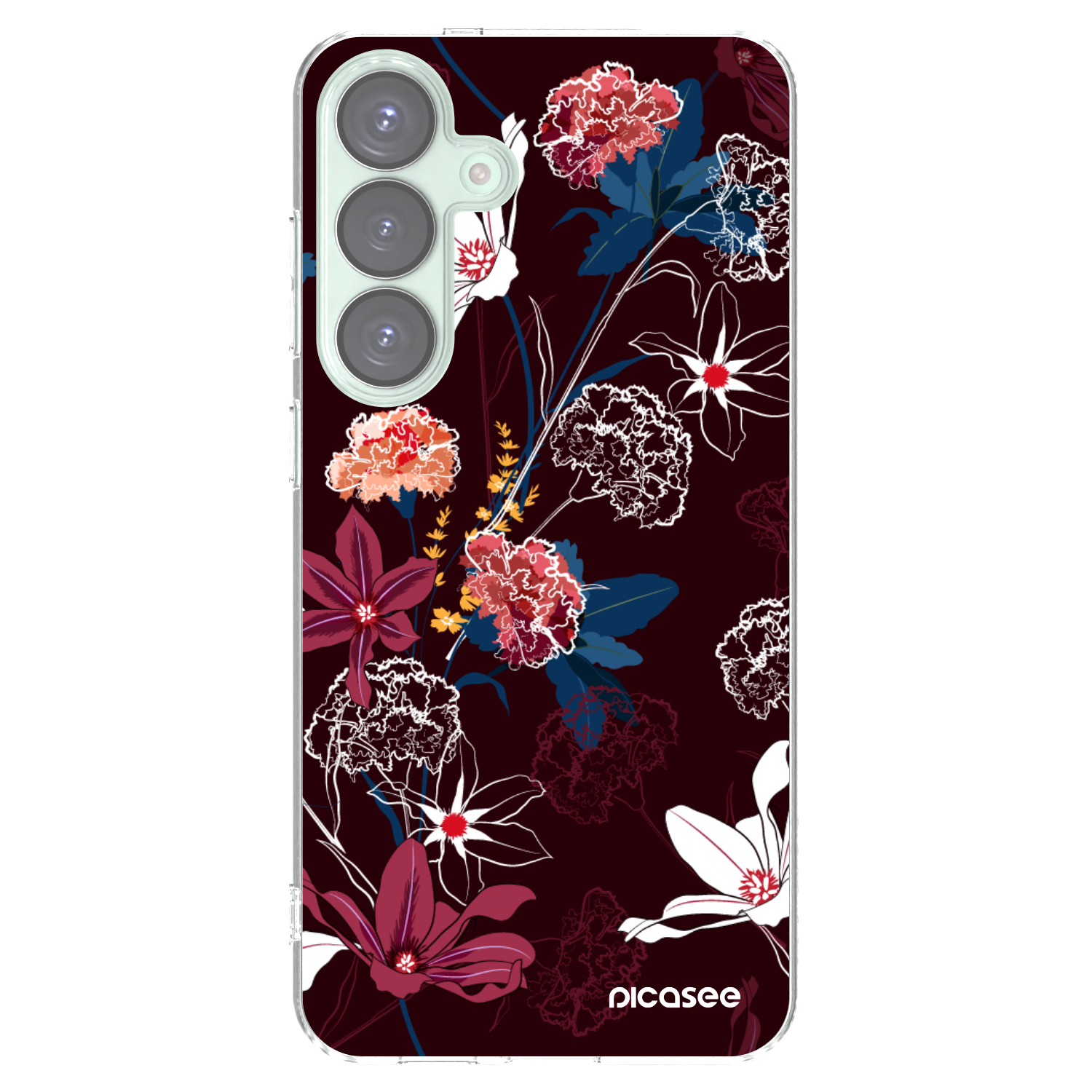 Picasee silikónový prehľadný obal pre Samsung Galaxy S25+ 5G - Dark Meadow