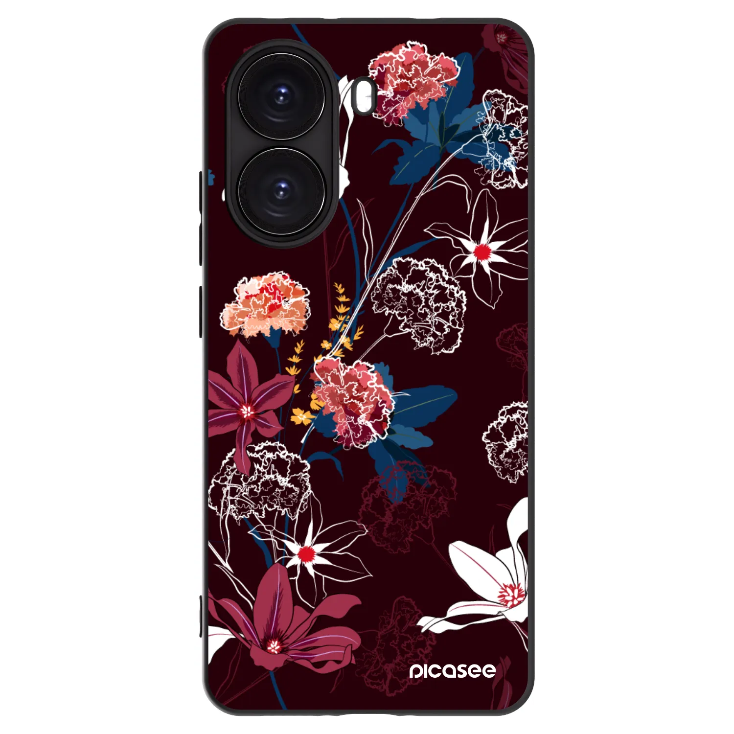 Picasee silikónový čierny obal pre Xiaomi Poco X7 Pro 5G - Dark Meadow