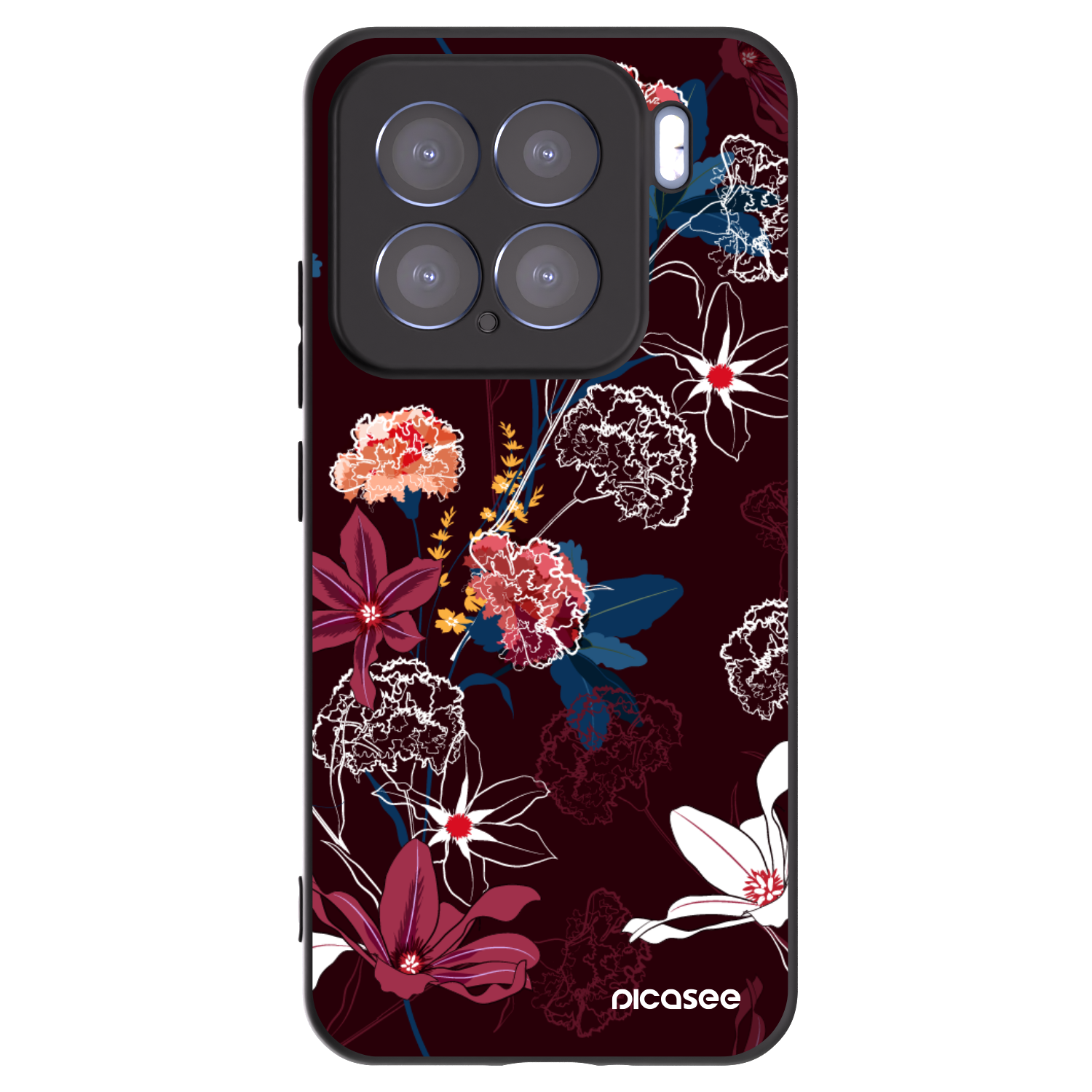 Picasee silikónový čierny obal pre Xiaomi 15 - Dark Meadow