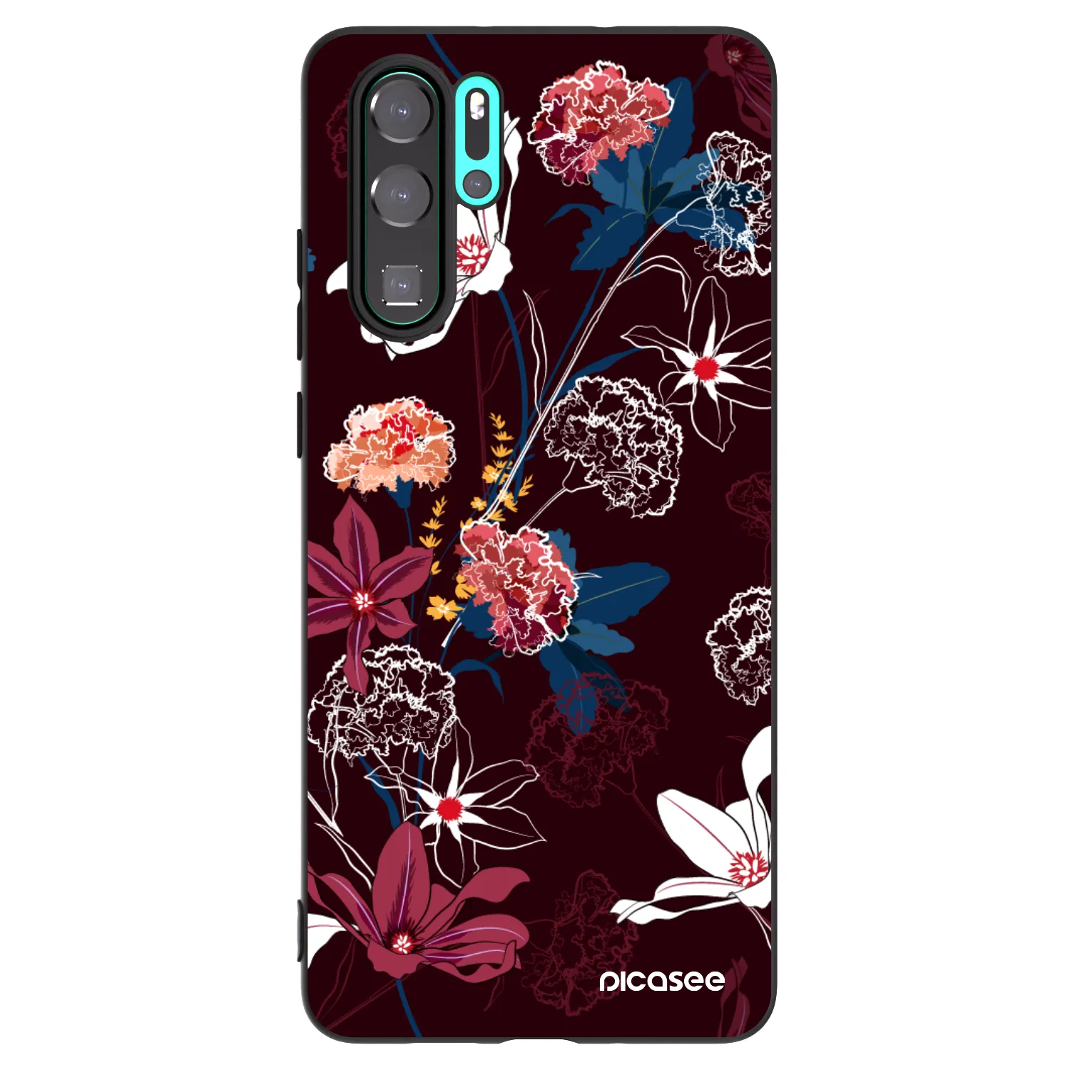 Picasee silikónový čierny obal pre Huawei P30 Pro - Dark Meadow