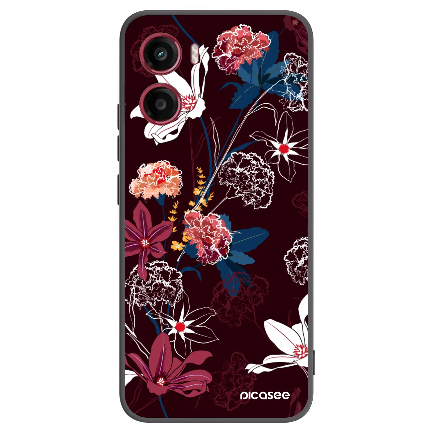 Picasee silikónový čierny obal pre Motorola Moto G05 - Dark Meadow