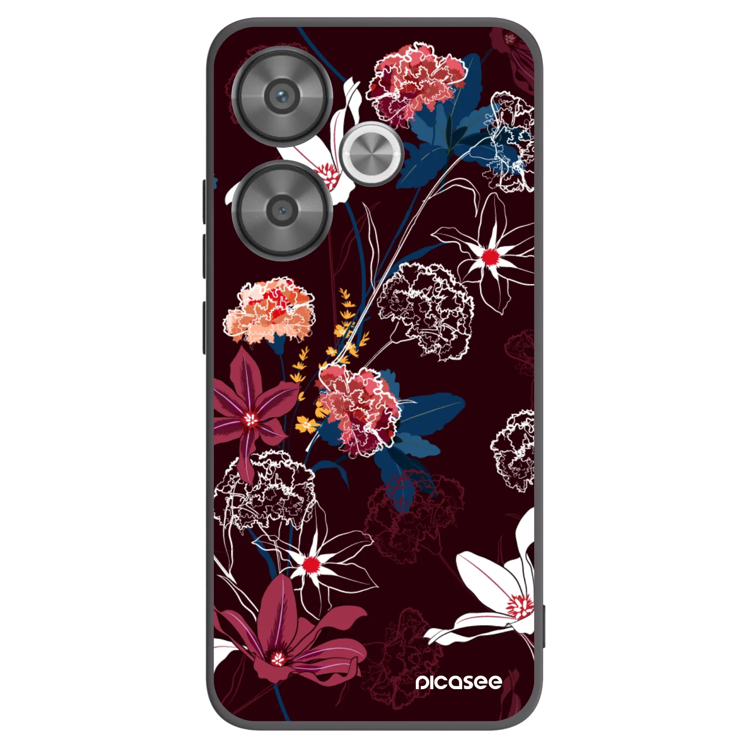 Picasee silikónový čierny obal pre Xiaomi Poco F6 - Dark Meadow