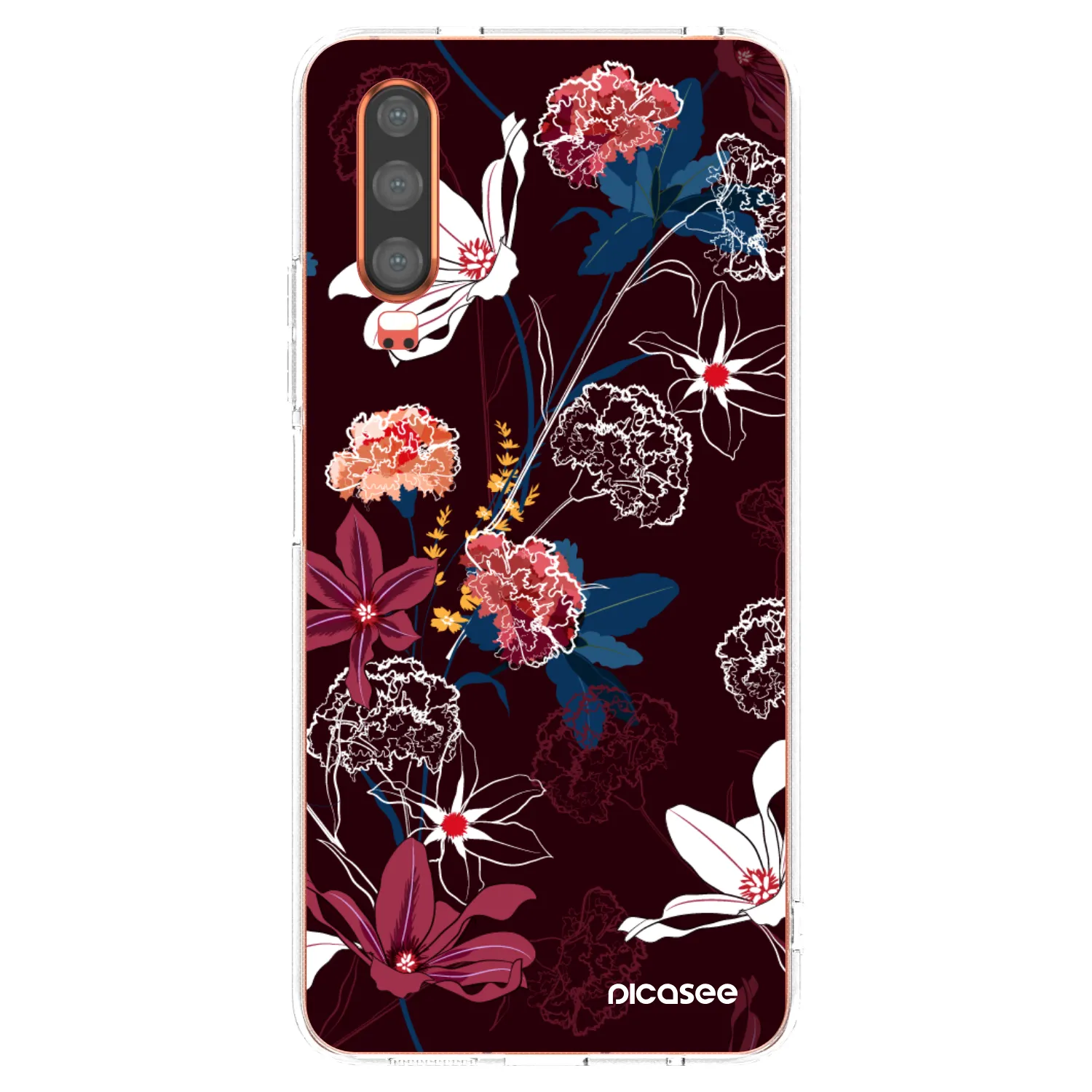 Picasee silikónový prehľadný obal pre Huawei P30 - Dark Meadow