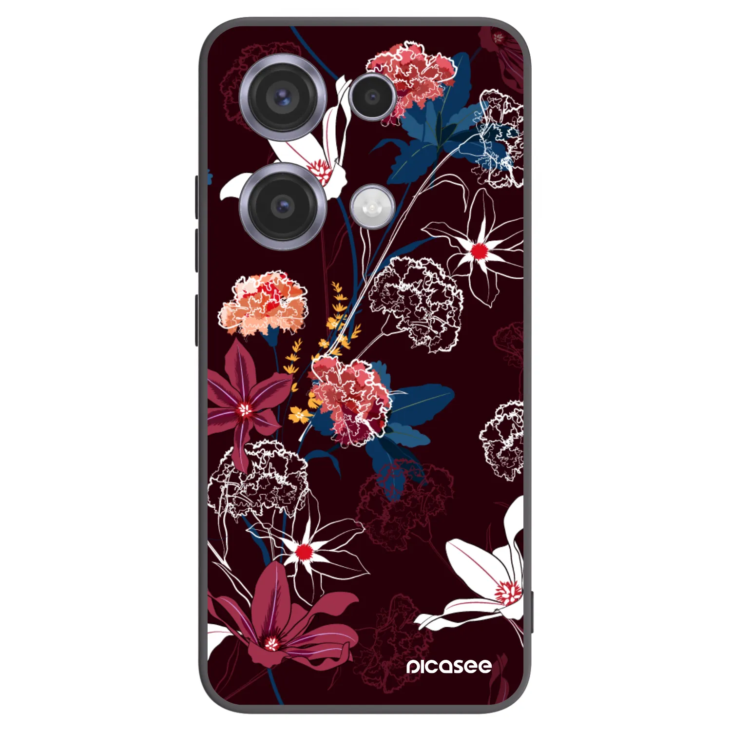 Picasee silikónový čierny obal pre Xiaomi Redmi Note 14S - Dark Meadow