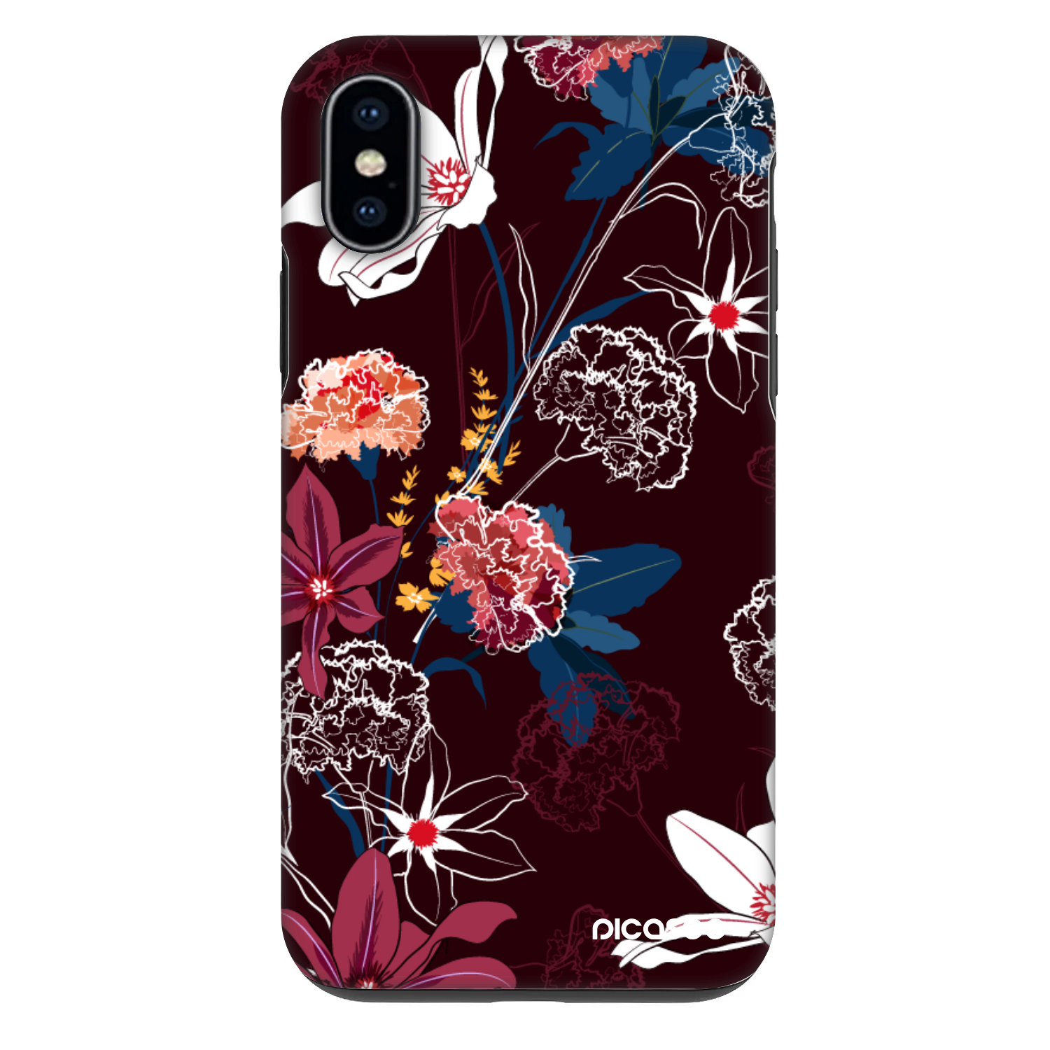 Picasee Fashion Case pre Apple iPhone X/XS - Dark Meadow