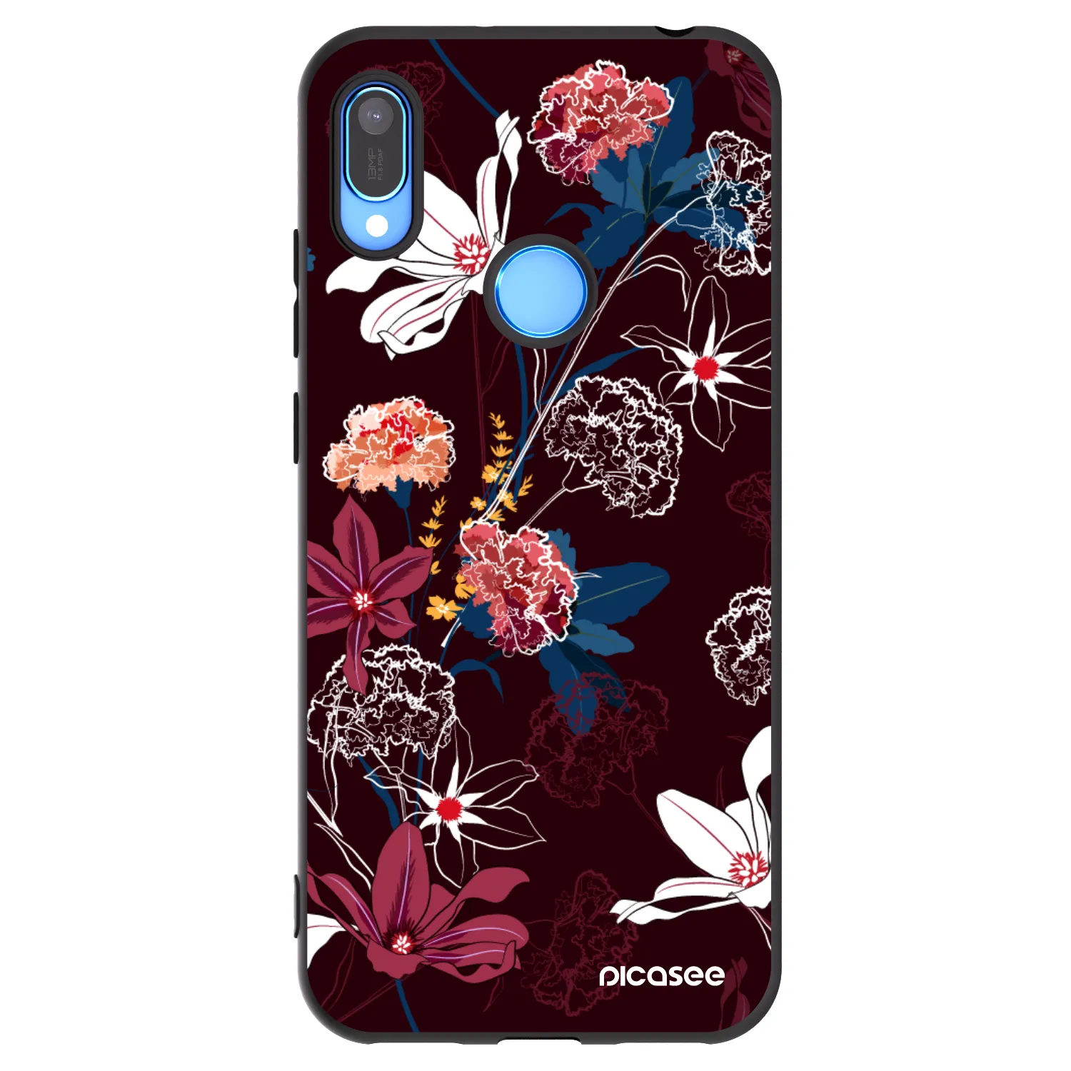Picasee silikónový čierny obal pre Huawei Y6 2019 - Dark Meadow