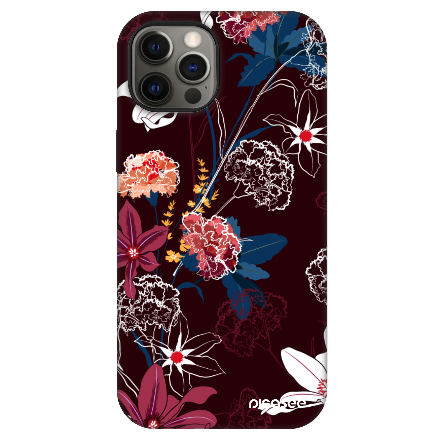 Picasee Fashion Case MagSafe pre Apple iPhone 12 - Dark Meadow