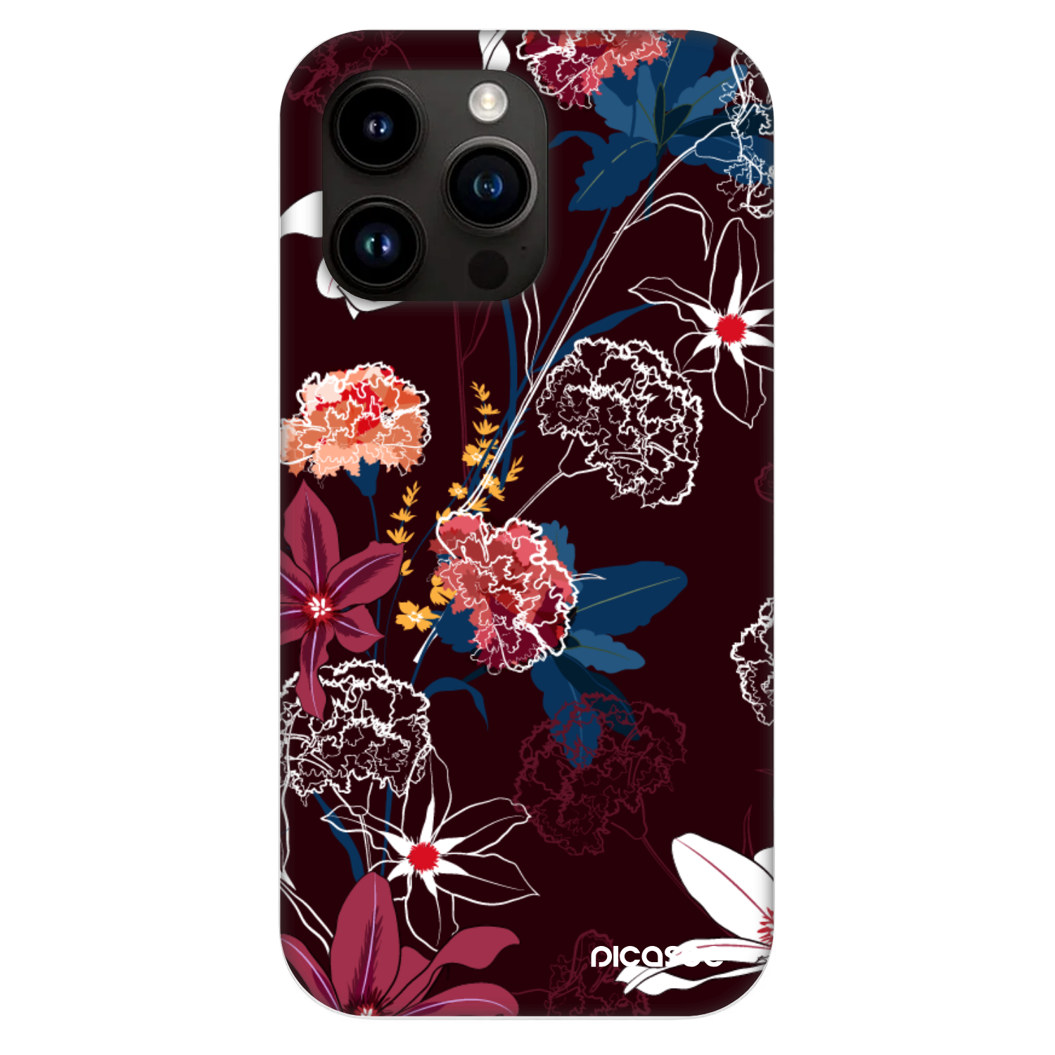 Picasee Fashion Case MagSafe pre Apple iPhone 13 Pro - Dark Meadow