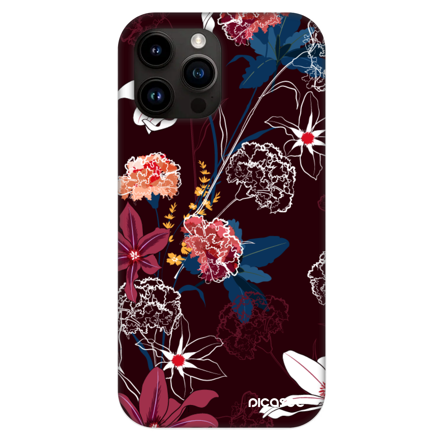 Picasee Fashion Case MagSafe pre Apple iPhone 13 Pro Max - Dark Meadow