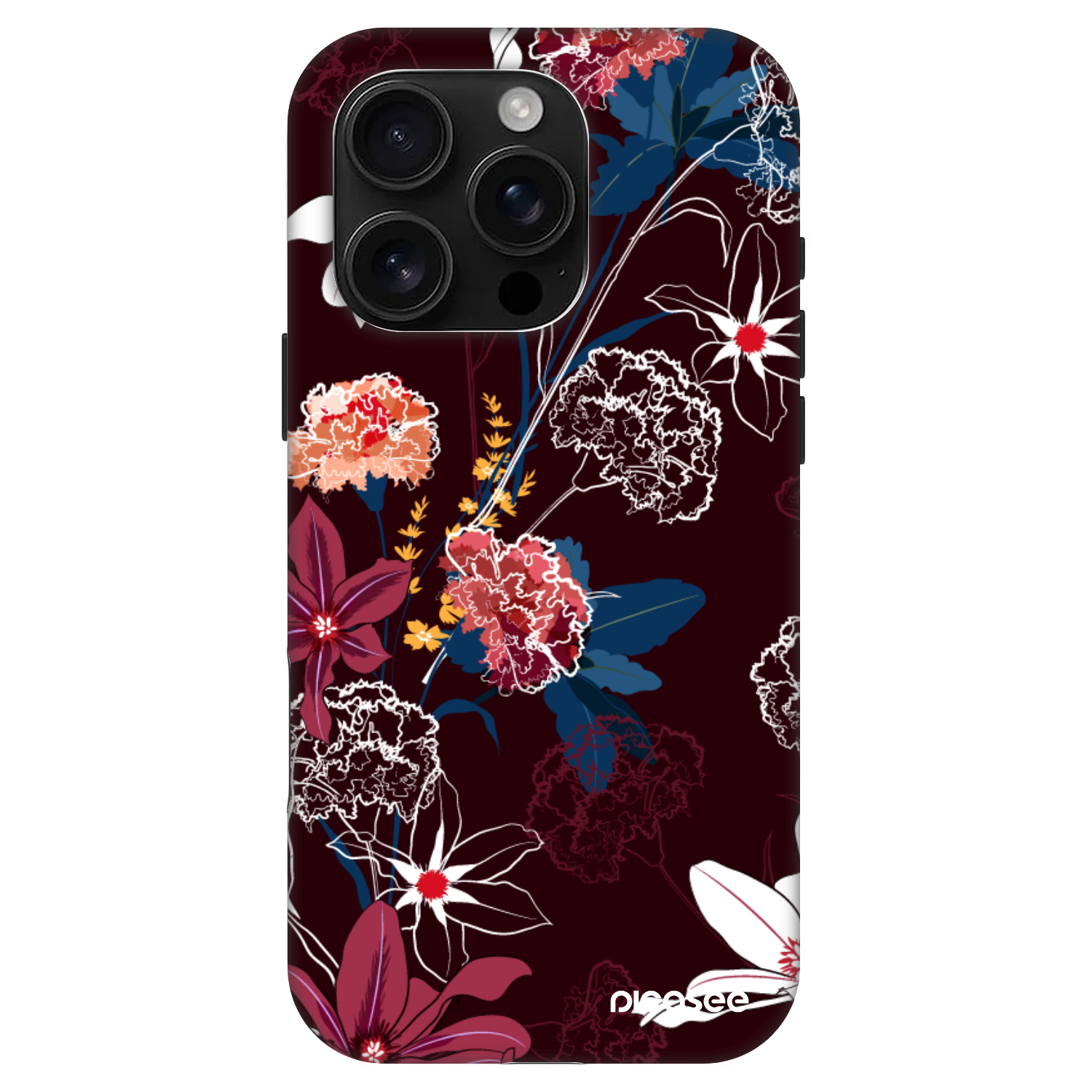 Picasee Fashion Case MagSafe pre Apple iPhone 16 Pro - Dark Meadow
