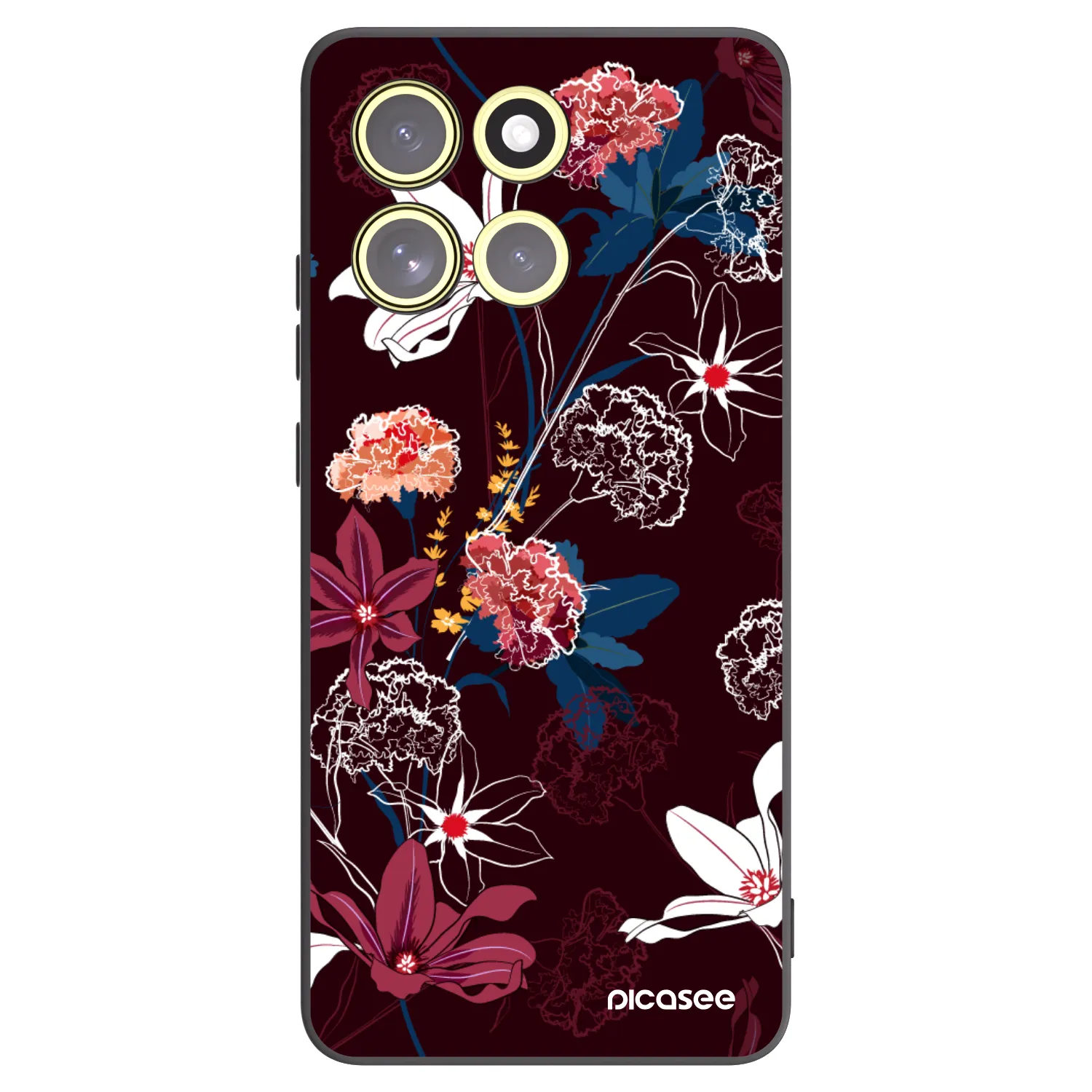 Silikónový čierny obal pre Motorola Moto G86 5G - Dark Meadow