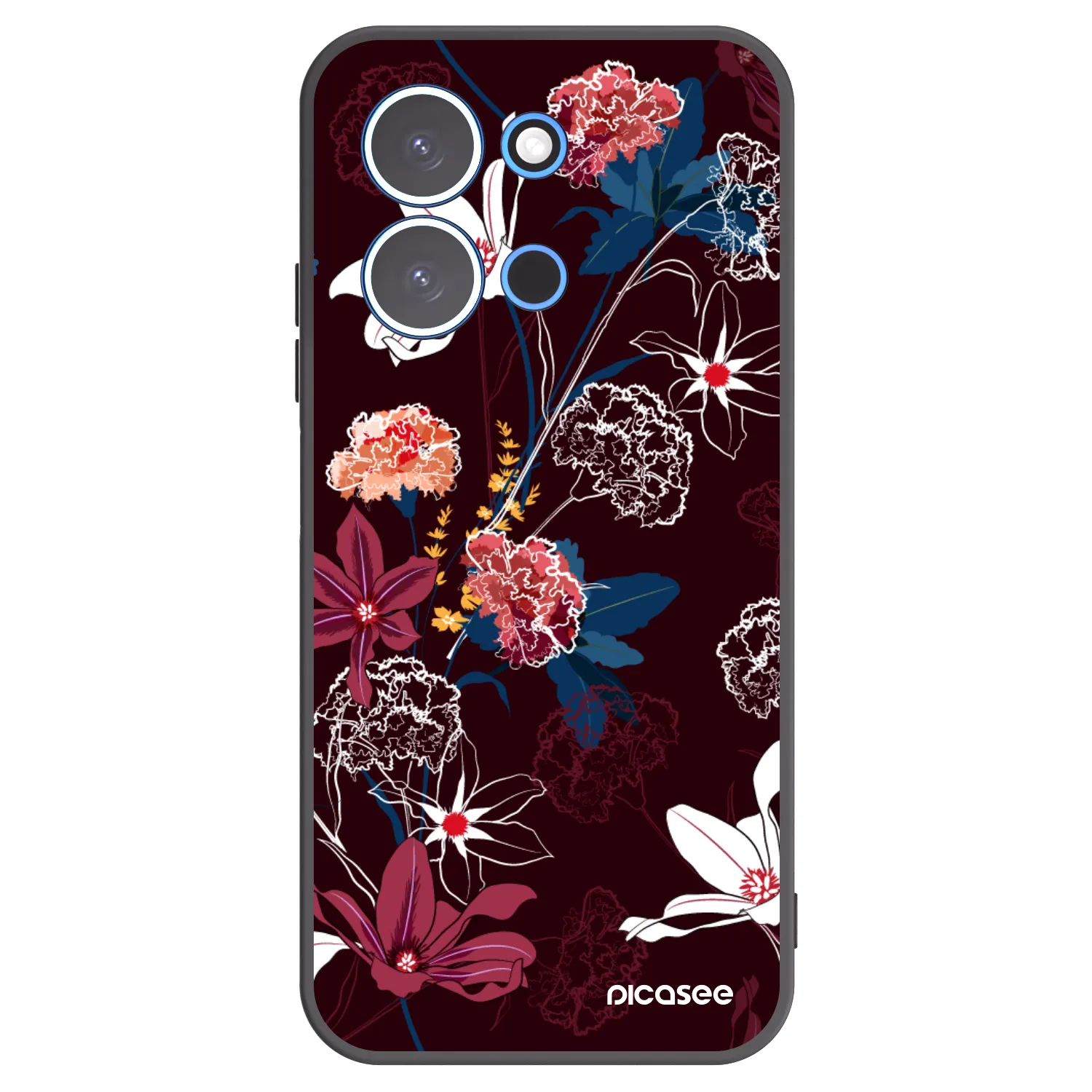 Silikónový čierny obal pre Xiaomi Redmi 15C 4G - Dark Meadow