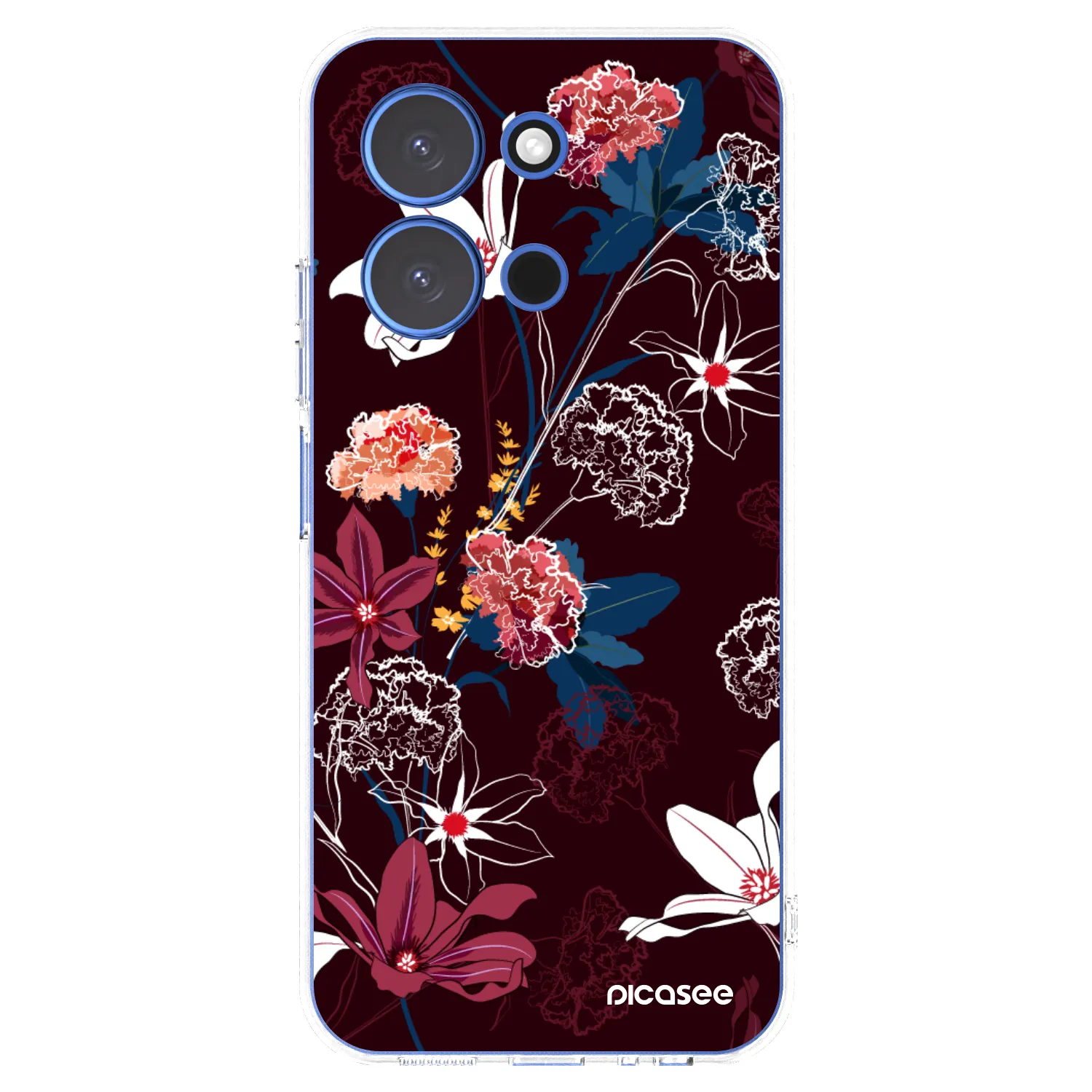 Silikónový prehľadný obal pre Xiaomi Redmi 15C 4G - Dark Meadow