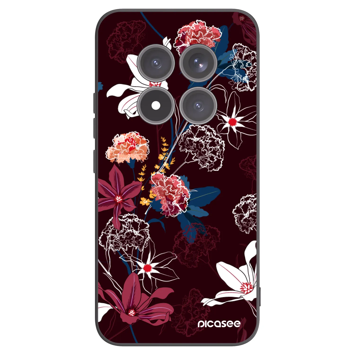 Picasee silikónový čierny obal pre Xiaomi Redmi Note 15 Pro+ - Dark Meadow
