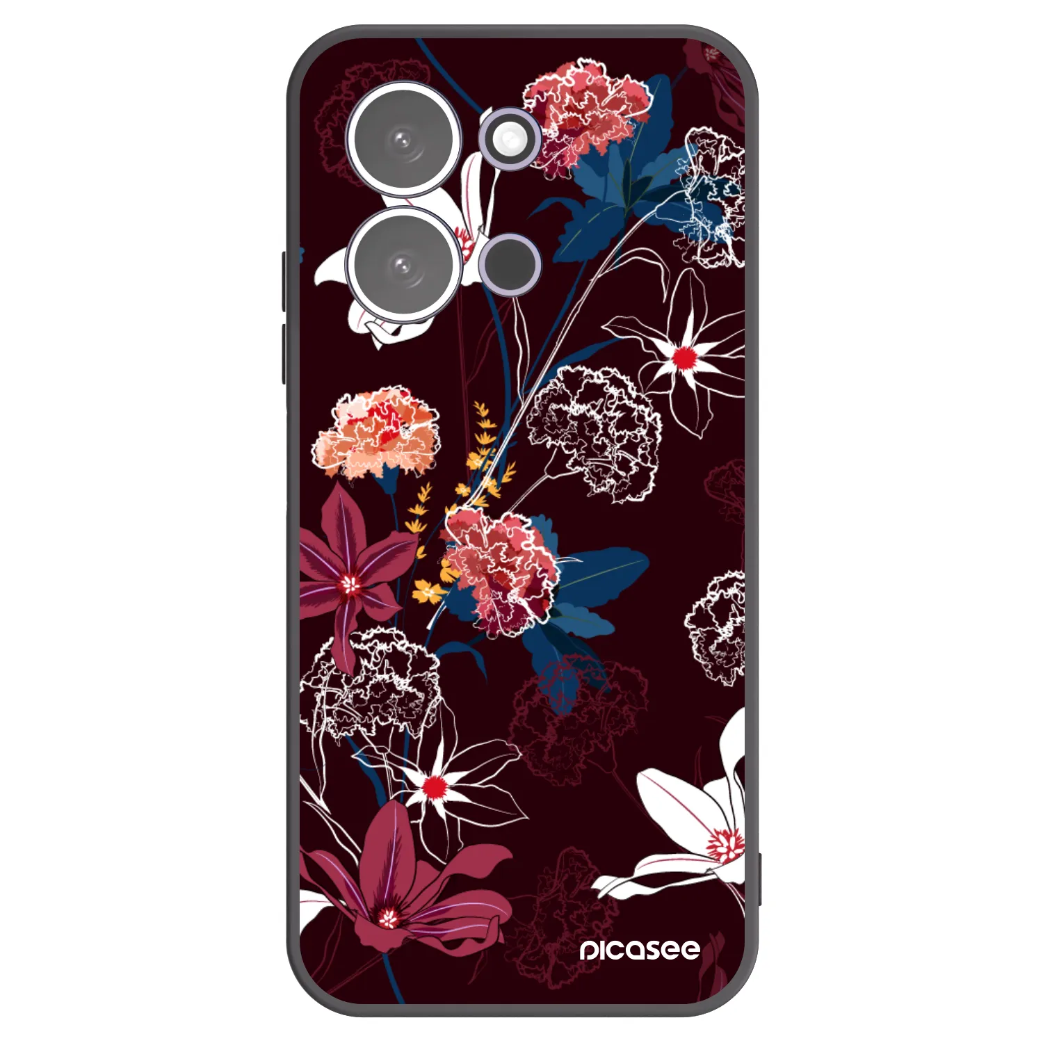 Picasee silikónový čierny obal pre Xiaomi Redmi 15C 5G - Dark Meadow