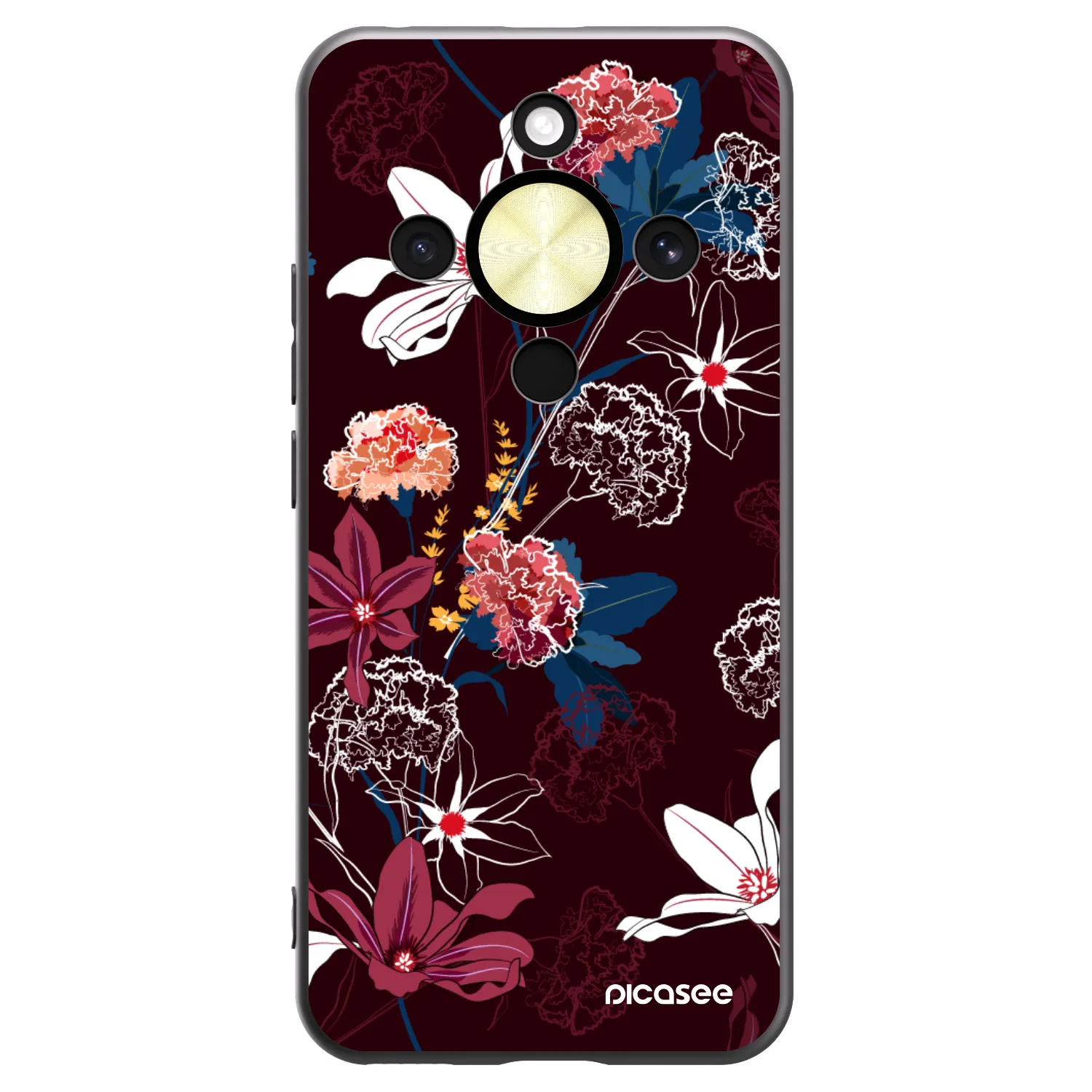 Picasee silikónový čierny obal pre Honor Magic8 Lite 5G - Dark Meadow
