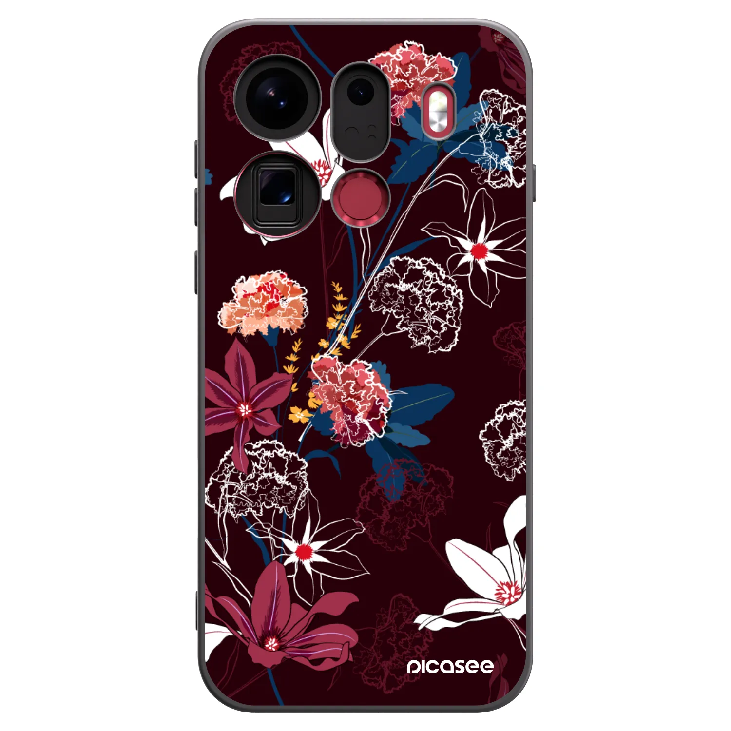 Picasee silikónový čierny obal pre OPPO Find X9 Pro - Dark Meadow