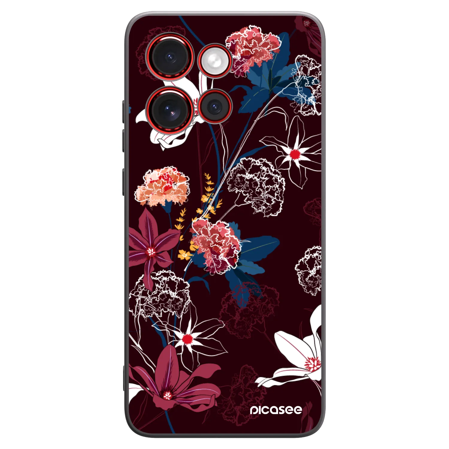 Picasee silikónový čierny obal pre Motorola Edge 60 Neo 5G - Dark Meadow