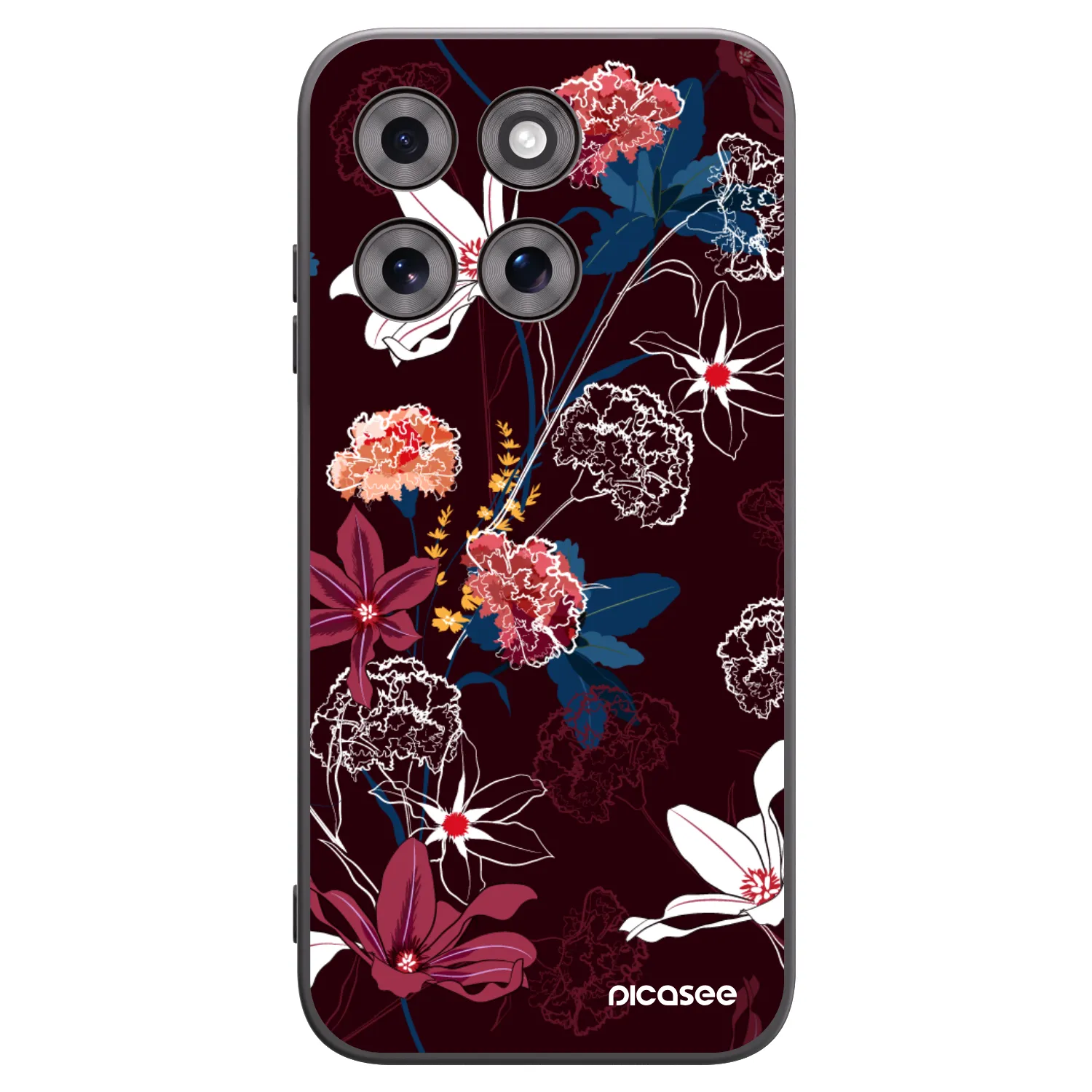 Picasee silikónový čierny obal pre Motorola Moto G77 - Dark Meadow