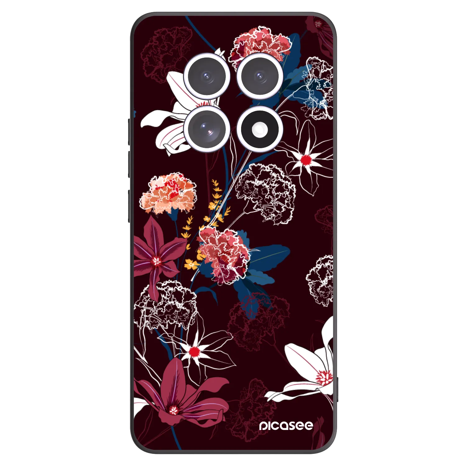 Picasee silikónový čierny obal pre Xiaomi Redmi Note 15 5G - Dark Meadow
