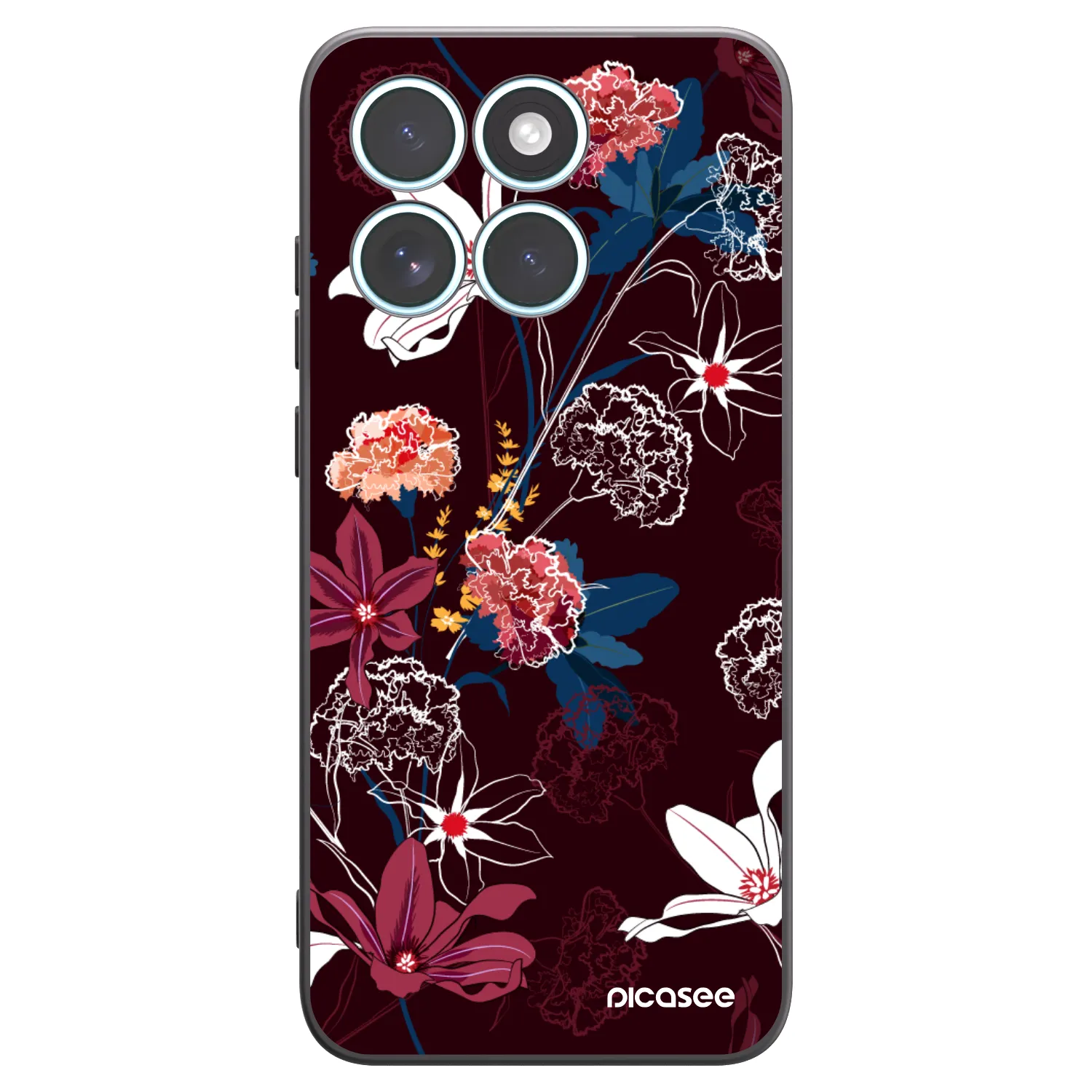 Picasee silikónový čierny obal pre Motorola Edge 70 Fusion - Dark Meadow
