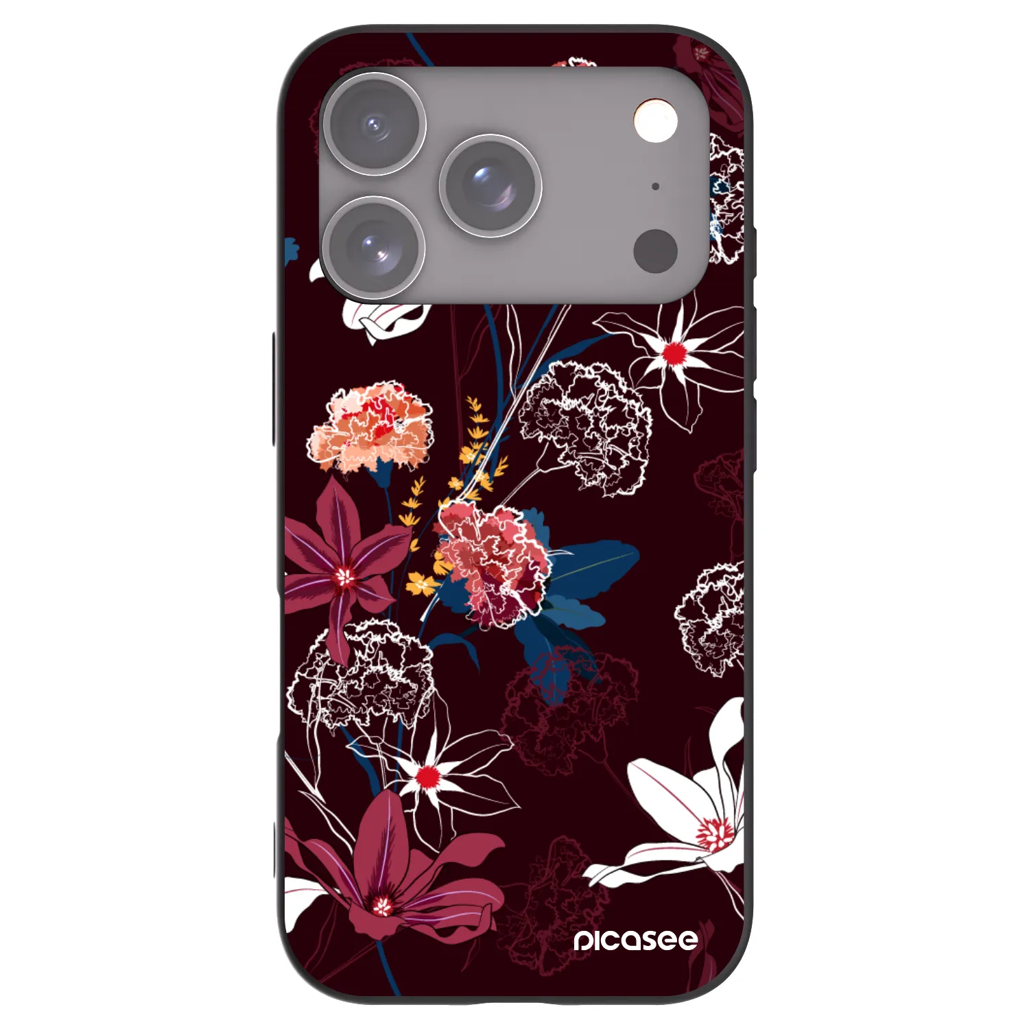 Picasee silikónový čierny obal pre Apple iPhone 18 Pro - Dark Meadow