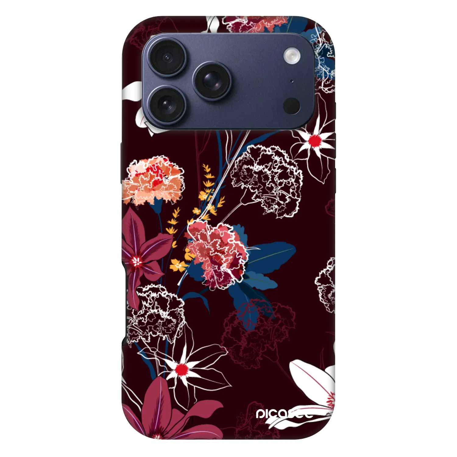 Picasee Fashion Case MagSafe pre Apple iPhone 18 Pro Max - Dark Meadow