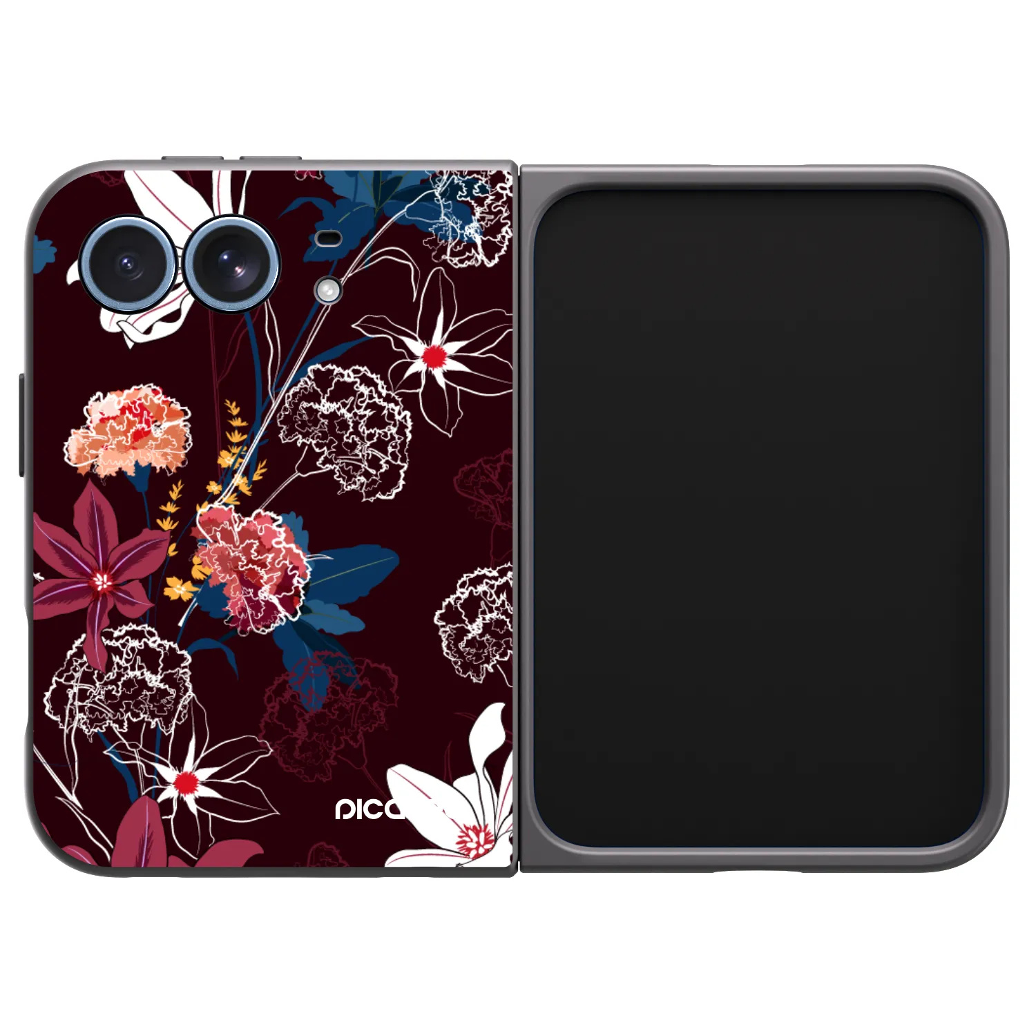 Picasee silikónový čierny obal pre Apple iPhone Ultra - Dark Meadow