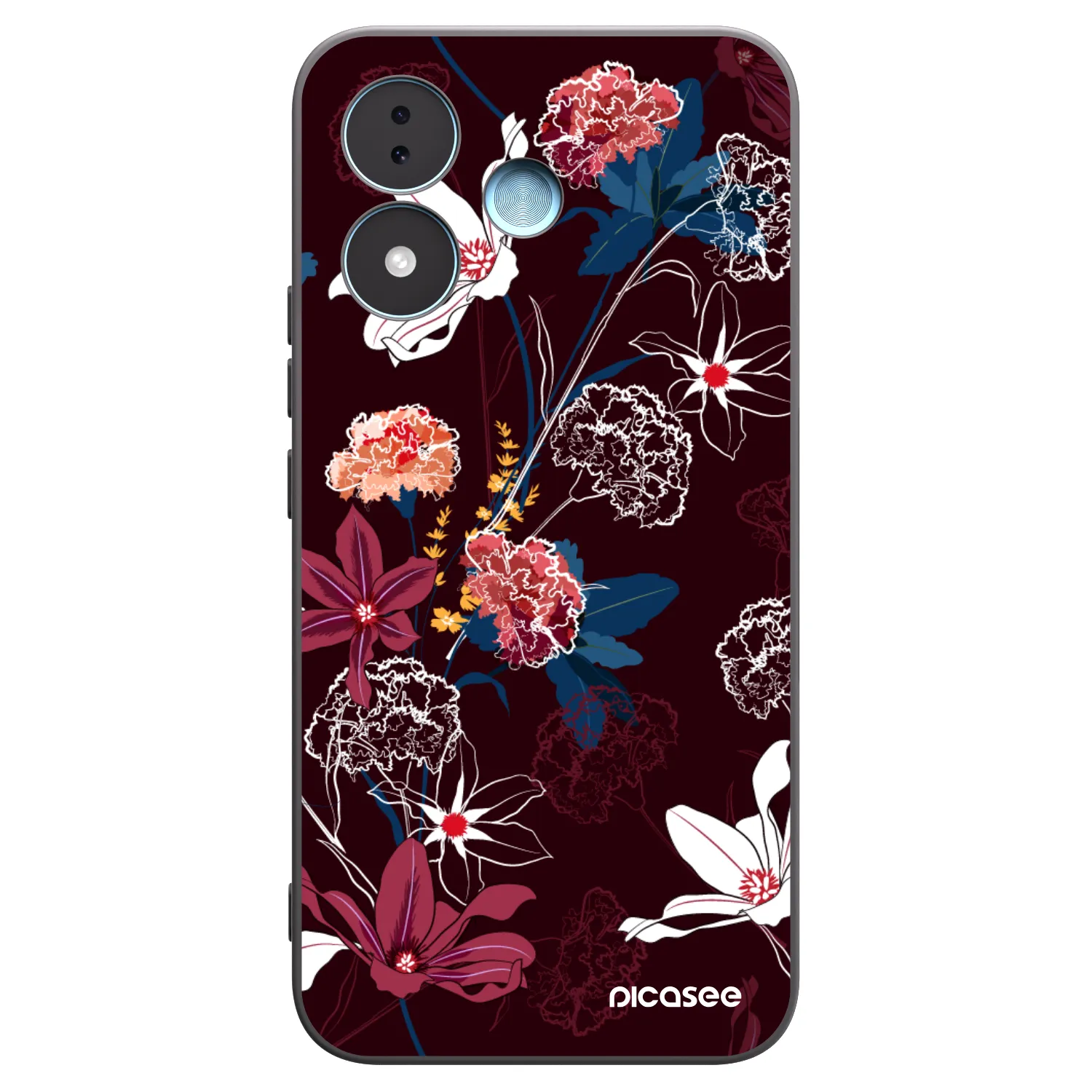 Picasee silikónový čierny obal pre Xiaomi Redmi Note 17 5G - Dark Meadow