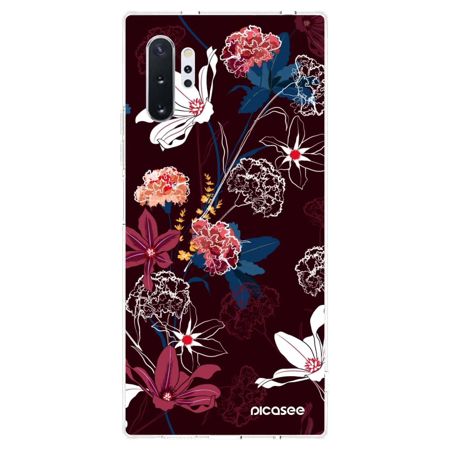 Picasee silikónový prehľadný obal pre Samsung Galaxy Note 10+ N975F - Dark Meadow