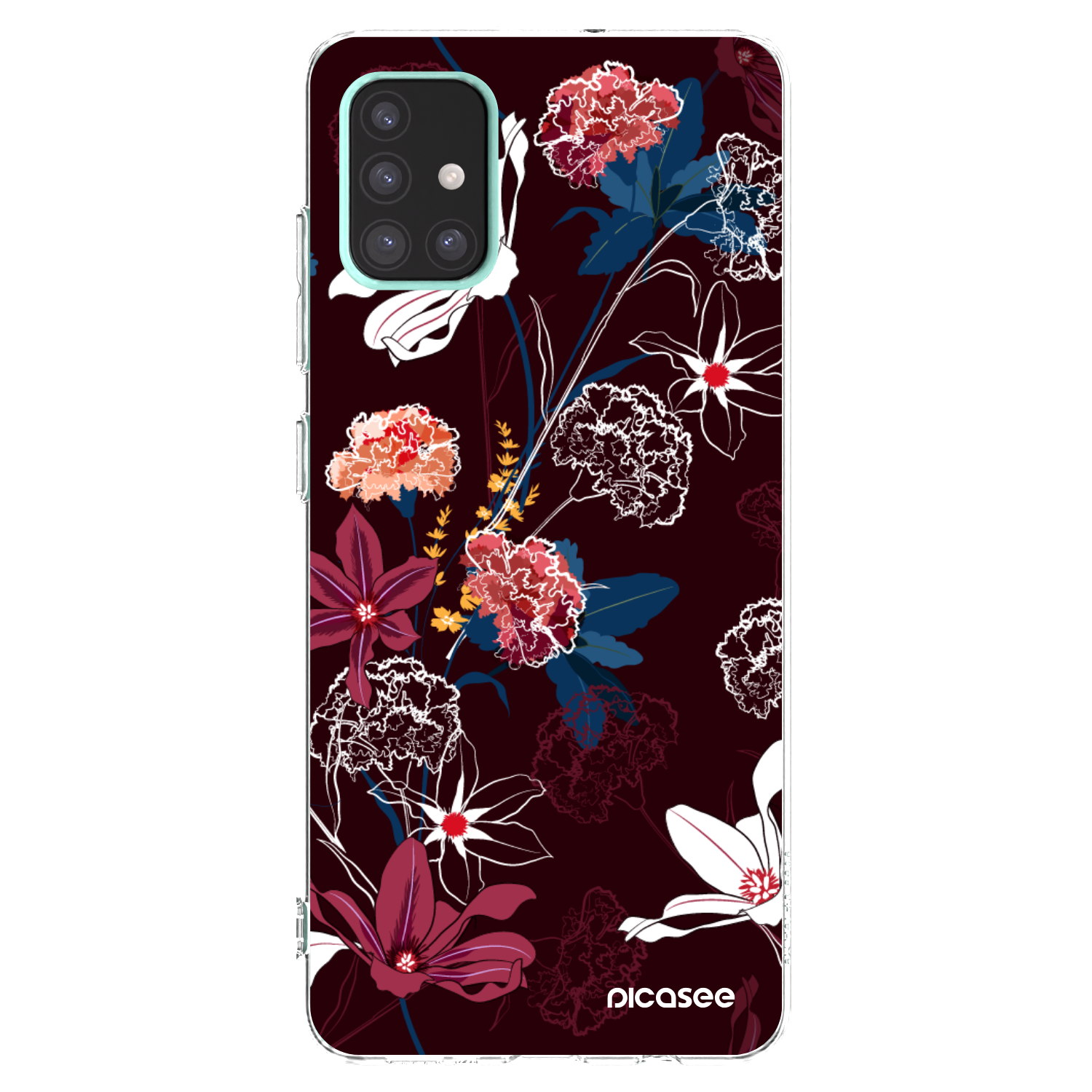 Picasee silikónový prehľadný obal pre Samsung Galaxy A51 A515F - Dark Meadow