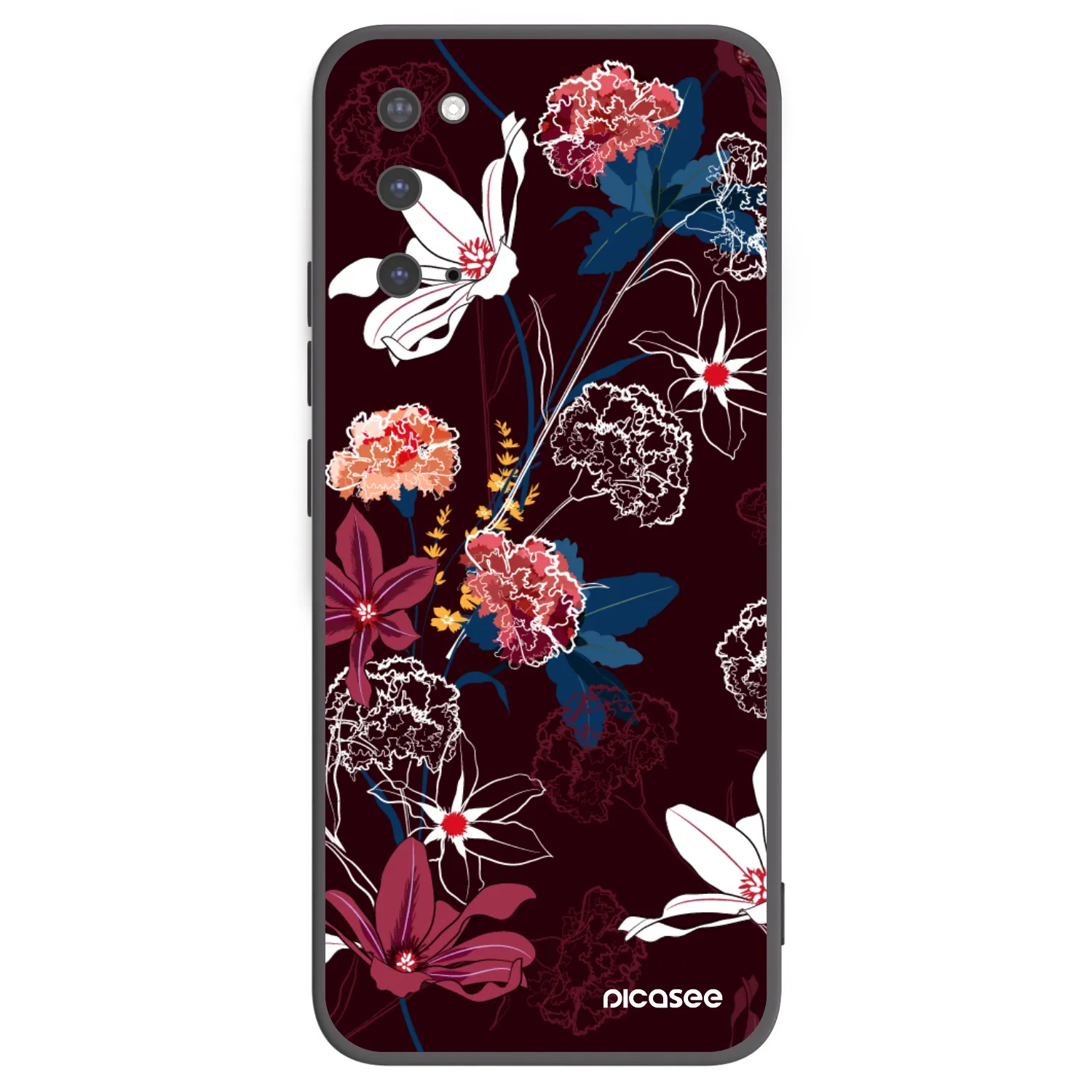 Picasee silikónový čierny obal pre Samsung Galaxy S20 G980F - Dark Meadow