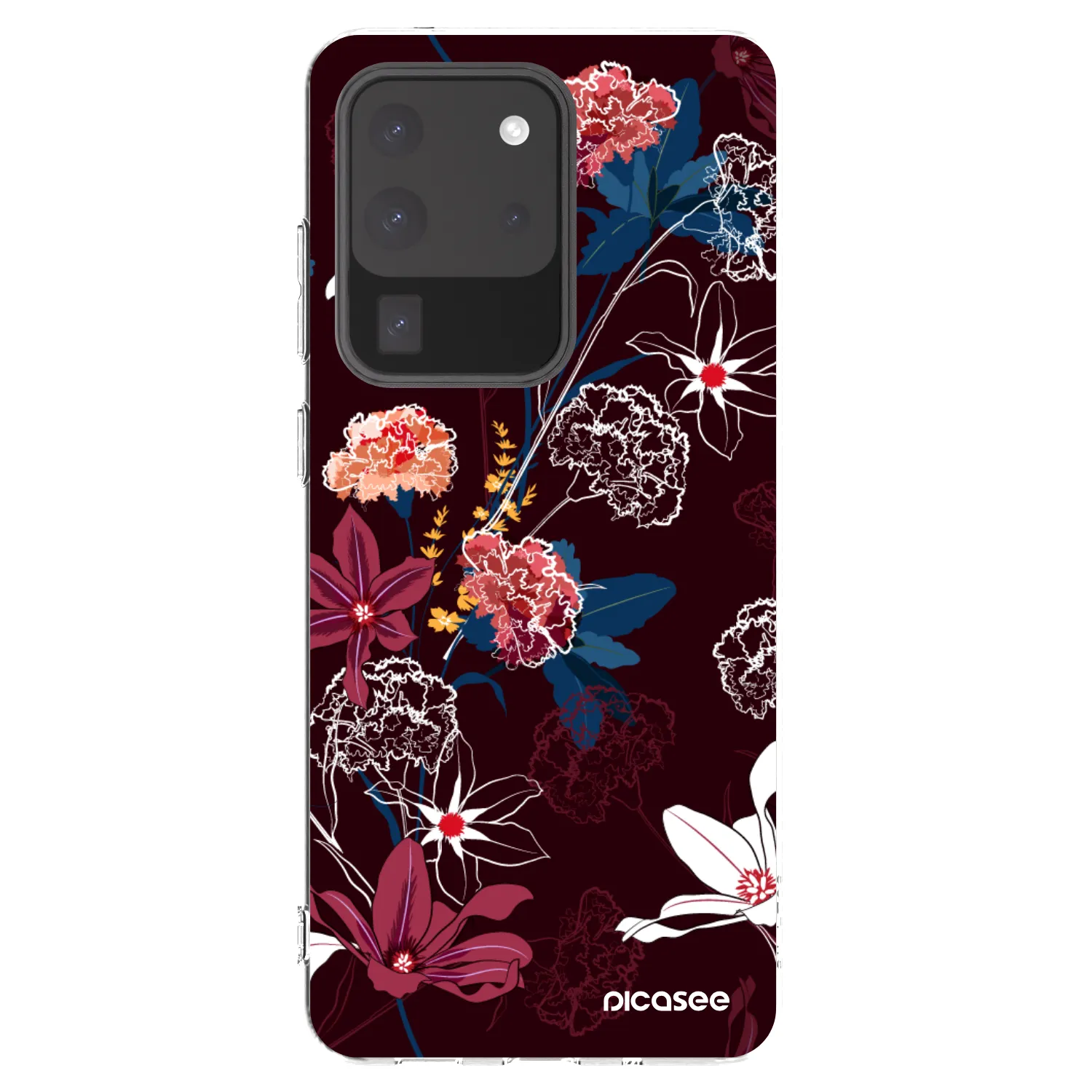 Picasee silikónový prehľadný obal pre Samsung Galaxy S20 Ultra 5G G988F - Dark Meadow