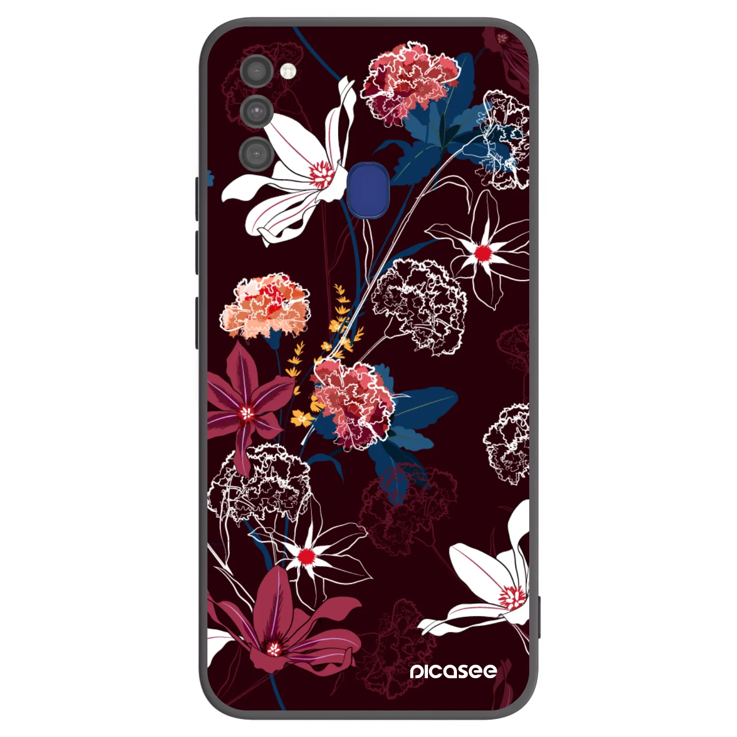 Picasee silikónový čierny obal pre Samsung Galaxy M21 M215F - Dark Meadow