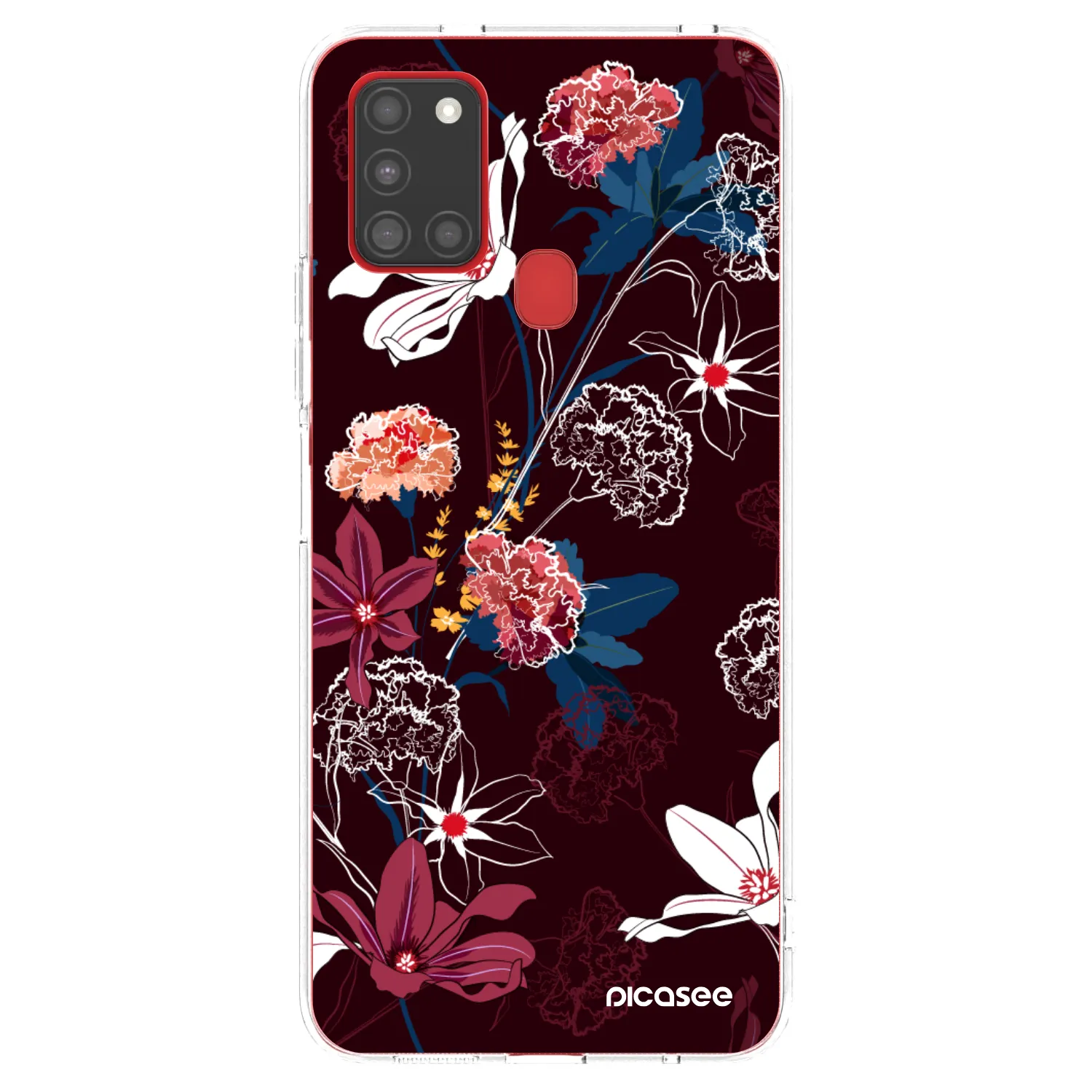 Picasee silikónový prehľadný obal pre Samsung Galaxy A21s - Dark Meadow
