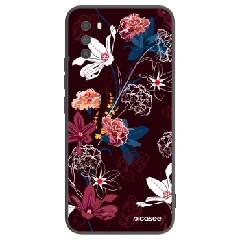 Picasee silikónový čierny obal pre Xiaomi Poco M3 - Dark Meadow