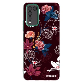 Picasee silikónový prehľadný obal pre Honor 10X Lite - Dark Meadow