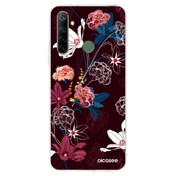 Picasee silikónový prehľadný obal pre Realme 6i - Dark Meadow