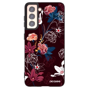 Picasee silikónový čierny obal pre Samsung Galaxy S21 5G G991B - Dark Meadow