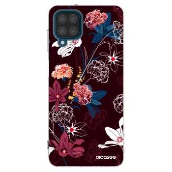 Picasee silikónový prehľadný obal pre Samsung Galaxy A12 A125F - Dark Meadow