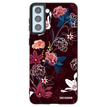 Picasee silikónový čierny obal pre Samsung Galaxy S21+ 5G G996F - Dark Meadow