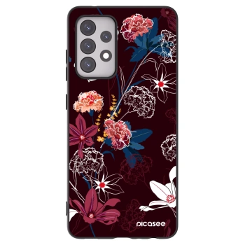 Picasee silikónový čierny obal pre Samsung Galaxy A52 5G A525F - Dark Meadow