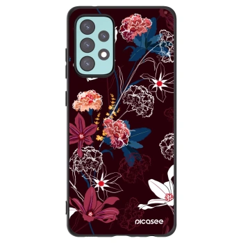 Picasee silikónový čierny obal pre Samsung Galaxy A72 A725F - Dark Meadow