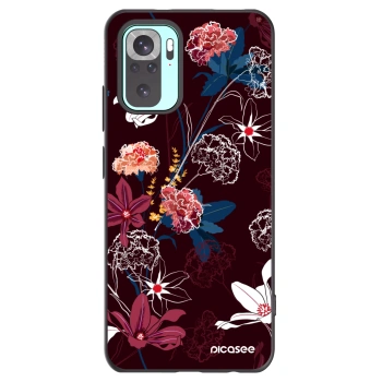 Picasee silikónový čierny obal pre Xiaomi Redmi Note 10 Pro - Dark Meadow