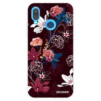 Picasee silikónový prehľadný obal pre Huawei P20 Lite - Dark Meadow