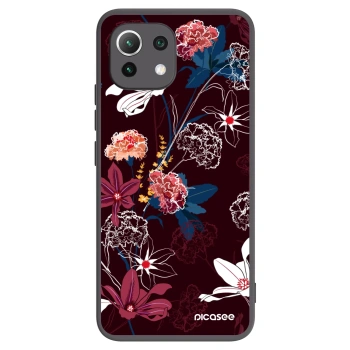 Picasee silikónový čierny obal pre Xiaomi Mi 11 Lite - Dark Meadow