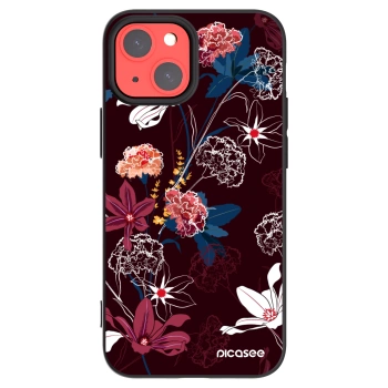 Picasee silikónový čierny obal pre Apple iPhone 13 mini - Dark Meadow