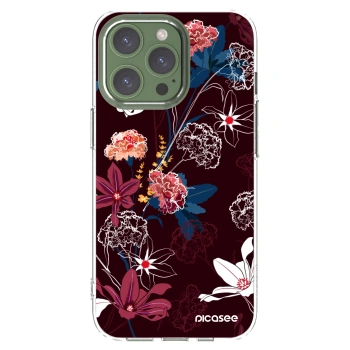 Picasee silikónový prehľadný obal pre Apple iPhone 13 Pro - Dark Meadow